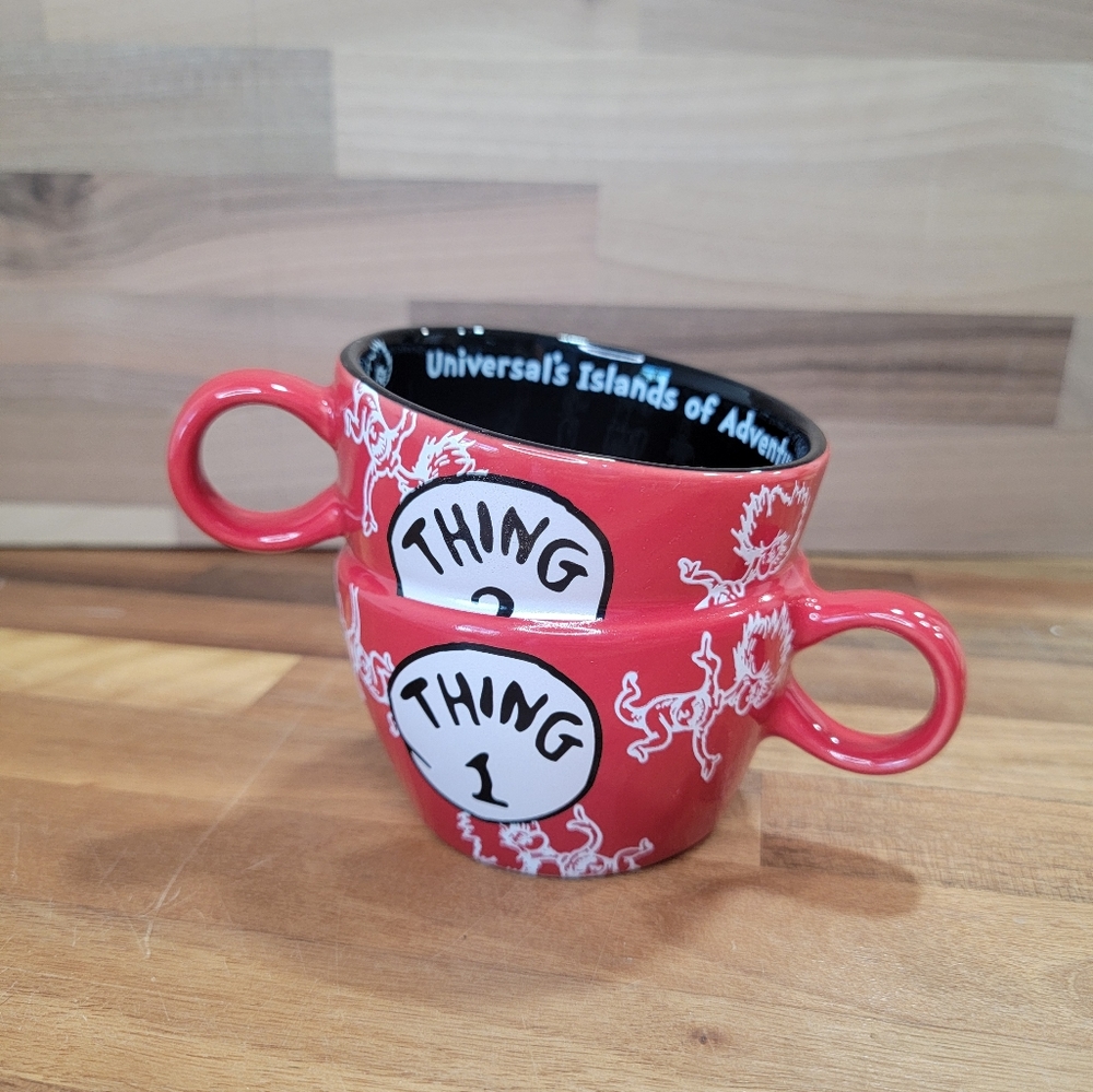 Dr. Seuss Thing 1 Thing 2 Double Stack Mug